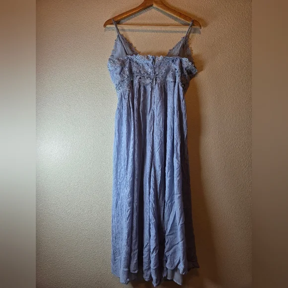 Lilyful Elegant Lace‎ Trim Jumpsuit in Light Blue Size Large - Picture 4 of 8
